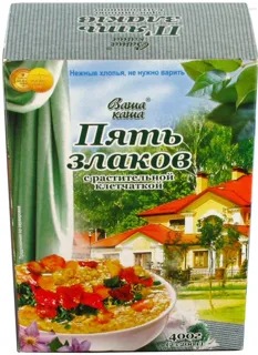 Vasha Kasha 5 Grain Mix with Plant Fiber 200g*2pcs 400g — photo 4