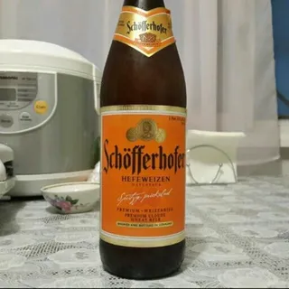 Schöfferhofer Hefeweizen Light Unfiltered Wheat Beer 5.0% 500ml Glass Bottle — photo 2