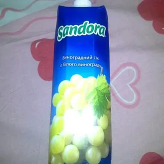 Sandora White Grape Juice Tetra Pak 1L — photo 2
