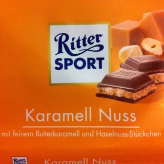 Ritter Sport Milk Chocolate with Caramel and Hazelnut 100g — photo 4