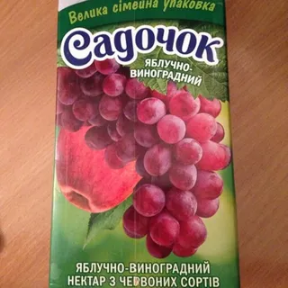 Sadochok Apple Red Grape Nectar Tetra Pak 1.93L — photo 5