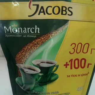 Iakobz Monarch Natural Freeze-Dried Instant Coffee 400g — photo 4