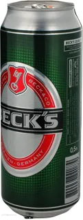 Beck's light beer 5% 0.5L can — photo 3