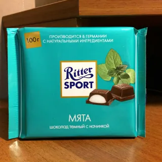 RITTERSPORT Dark Cream-Mint, 100g — photo 13