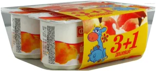 Fanny Peach Yogurt 1.5% Plastic Cup 4x120g — photo 2