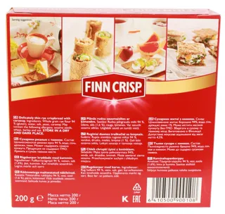 Finn Crisp Rye Crisps with Caraway 200g — photo 6
