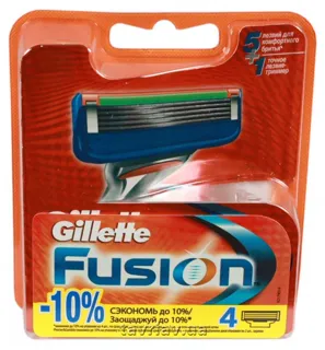Gillette Fusion 5 Replacement Cartridge for Razor 4pcs — photo 3
