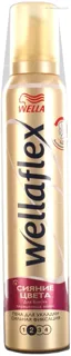 Wellaflex Hair Mousse Color Shine Strong Hold 250ml — photo 3
