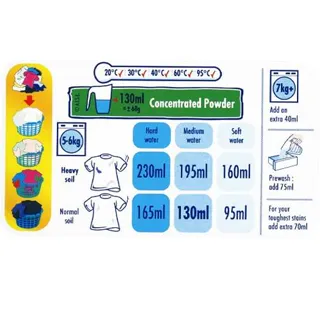Daz P & G Professional Laundry Detergent 130 Wash Giga XXL Pack — photo 2