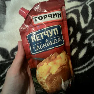 Torchyn Ketchup with Garlic 300g — photo 8