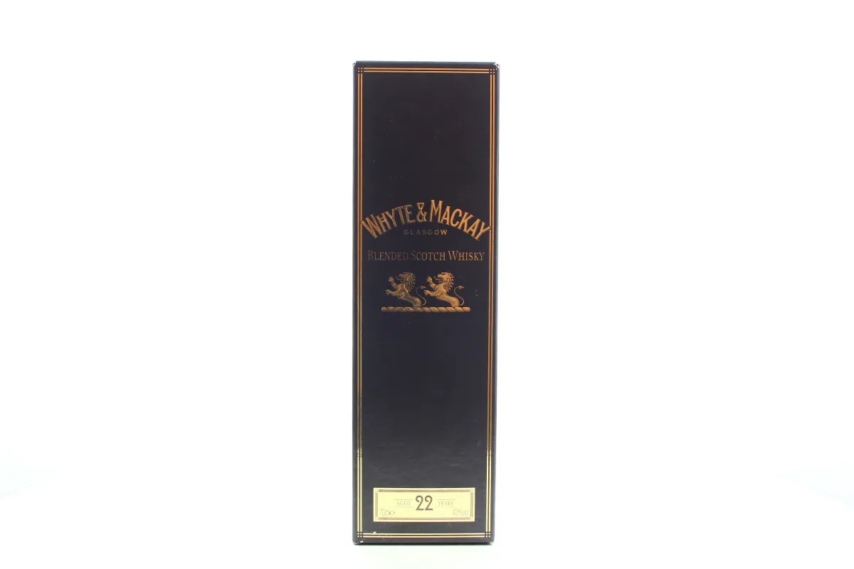 Віскі Whyte & Mackay 22р 43% 0,7 л (коробка)