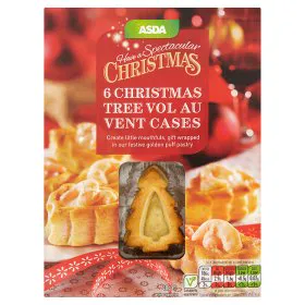 Asda Різдвяні ялинкові коробки Au Vent