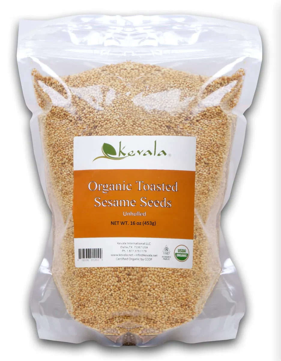 Kevala Органічний підсмажений кунжут 1lb