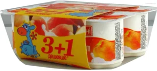 Fanny Peach Yogurt 1.5% Plastic Cup 4x120g — photo 8