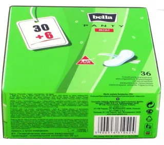 Bella Panty Plus Daily Panty Liners 30pcs — photo 2
