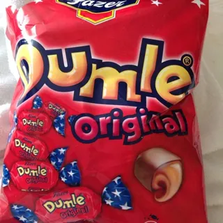 Fazer Dumle Original Soft Toffee Covered with Milk Chocolate 220g Bag — photo 5