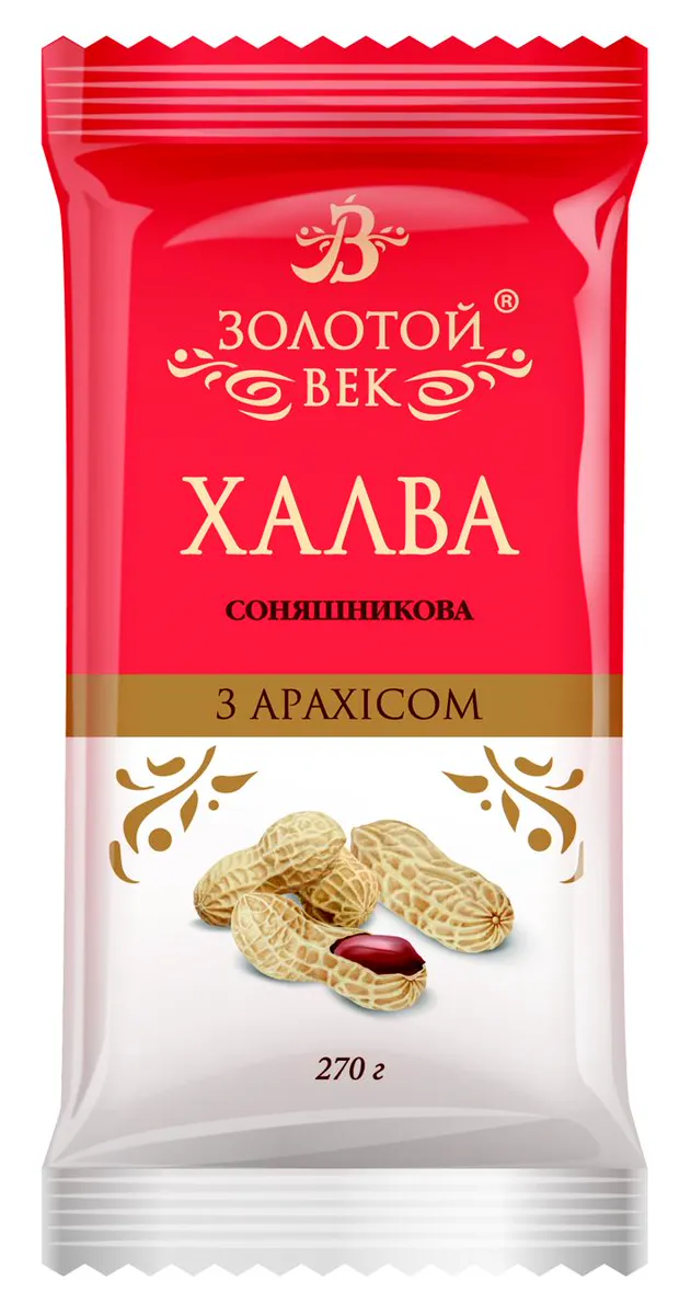 Zolotoy Vek Peanut Halva 270g