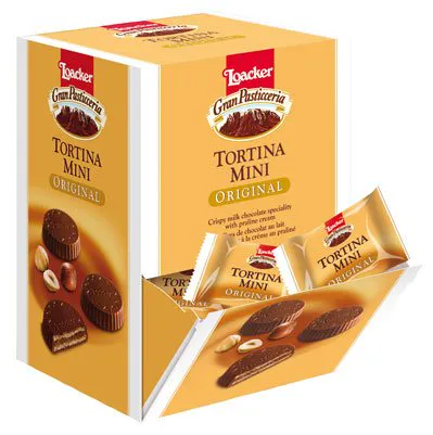 Loacker Tortina Mini Original, 50 pcs - 450g