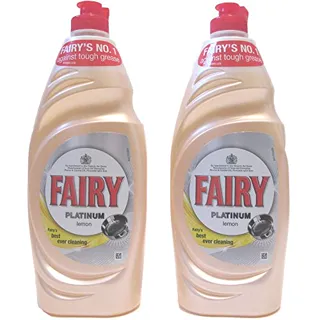 Fairy Platinum Lemon Dishwashing Liquid (2 x 625ml) — photo 2