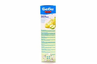Каша Bebi Premium Пшенична з яблуком і бананом молочна 250г — фото 4