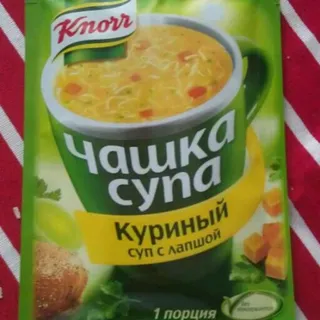 Knor Cup Soup 13g Chicken with Noodles — photo 5