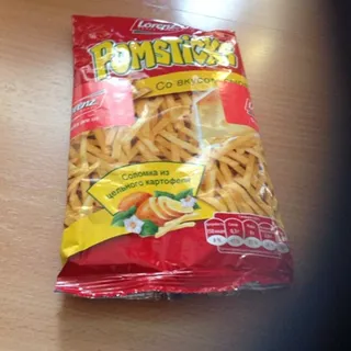 Lorenz Pomsticks Potato Chips Cheese Flavor 100g — photo 2