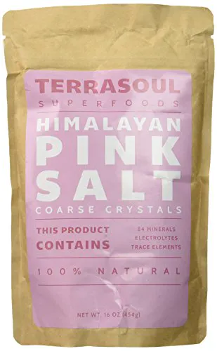 Terrasoul Superfoods Гімалайська рожева сіль (груба), 16 унцій (пакет 2)