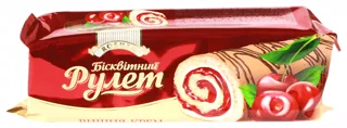 Roshen Roll 210g Cherry Cream — photo 2
