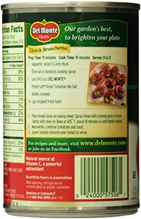 Del Monte Petite Diced Tomatoes, Salt, 14.5 oz — photo 6