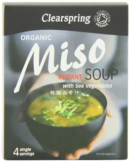 Clearspring Organic Instant Miso and Sea Vegetable Soup Veg 4 x 10g (pack of 4) — photo 11