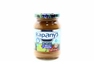 Karapuz Apple and Cherry Puree with Sugar Baby Food from 2 Months Glass Jar 200g — photo 6
