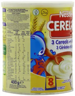 Nestle Cerelac 3 Grains with Milk, 400g — photo 4
