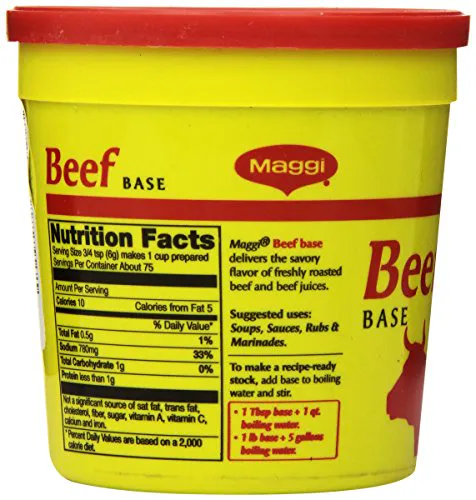 Maggi Яловичий бульйон без додавання MSG, 1 фунт