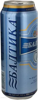 Baltika No.7 Export Premium Light Beer 5.4% 0.5L Can — photo 5