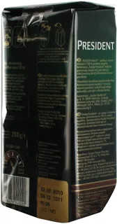 Paulig President Natural Ground Coffee Medium Roast 250g — photo 2