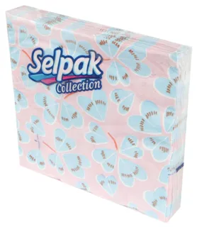 Selpak 3-ply paper napkins 33x33cm 20pcs — photo 2