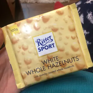 Ritter Sport White Chocolate with Whole Hazelnuts 100g — photo 5