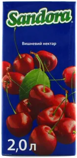 Sandora Cherry Nectar Clarified Pasteurized 2L — photo 4