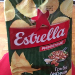 Estrella chanterelle chips in sour cream 85 g — photo 2