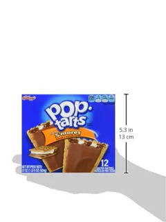 Kelloggs Pop Tarts S'mores Flavored 12 Pastries Box 22 oz (2 ct) — photo 2