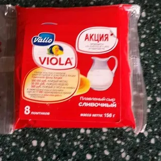Cheese Viola Creamy Processed Slices 45% 150g — photo 6
