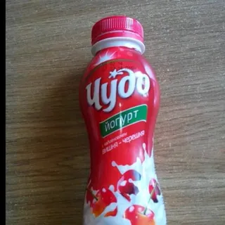 Chudo Bifidoyogurt Cherry 2.5% 350g Plastic Bottle — photo 4