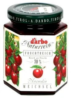 Darbo Cherry Jam Glass Jar 200g — photo 5