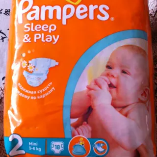 Pampers Sleep & Play Mini 2 Diapers for Children 3-6kg 18pcs — photo 5