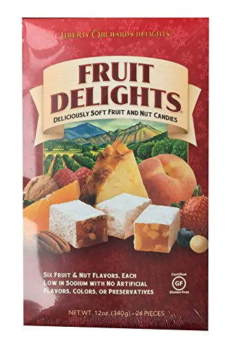 Liberty Orchards фруктові цукерки подарунковий набір 3 шт (Dessert Delights, Aplets & Cotlets, Fruit Delights)