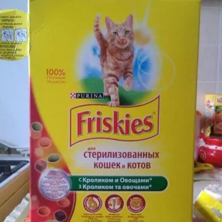 Friskies Dry Cat Food for Adult Sterilized Neutered Cats 400g — photo 2