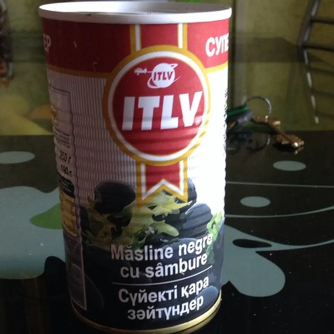 ITLV Super black olives with pits 370ml