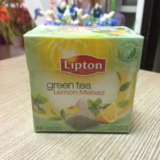 Зелений чай Lipton лимон, меліса, м'ята в пакетиках 20x1.6г — фото 3