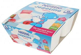 Jogurcik Yogurt with Raspberry 4*100 Nestle 400g — photo 2