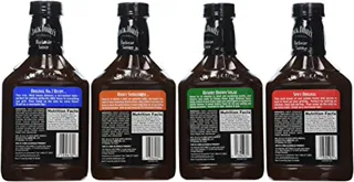 Соус для барбекю Jack Daniels Combo (упаковка 4 асорті смаків) — фото 2